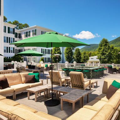 patio at Equinox